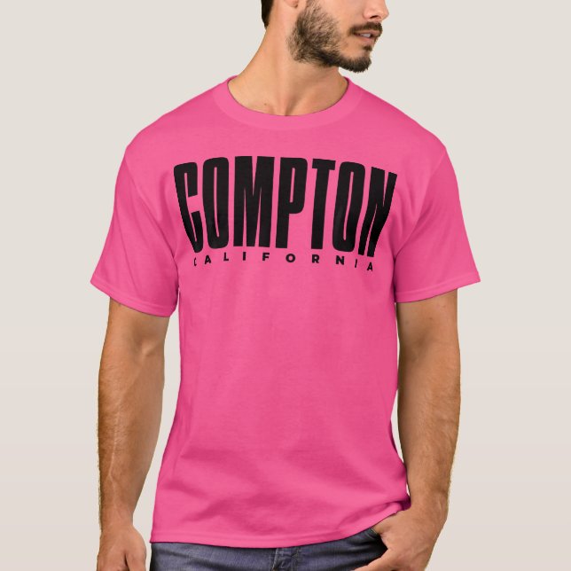 T-shirt Compton California - Hip hop Hood (Devant)