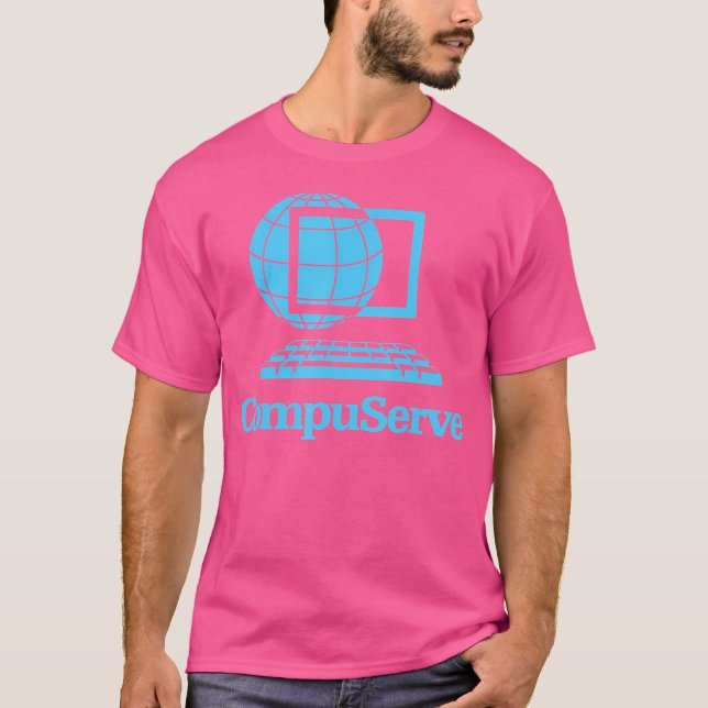 T-shirt Compuserve Internet pour l'homme (Devant)