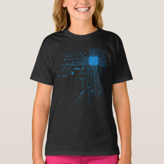 T-shirt Computer CPU Chip PCB Circuit Design Tech Gift