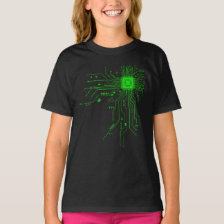 T-shirt Computer CPU Chip PCB Circuit Design Tech Gift