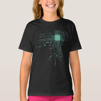 T-shirt Computer CPU Chip PCB Circuit Design Tech Gift