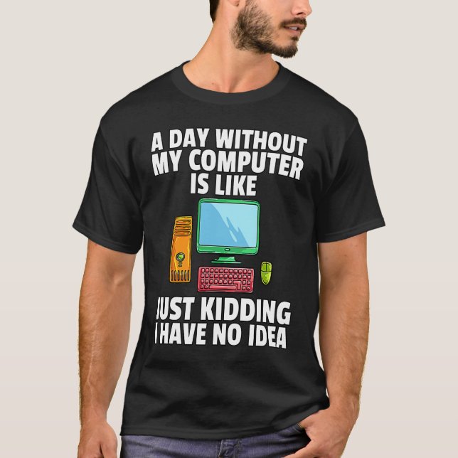 T-shirt Computer IT Tech  Hacker Programming (Devant)