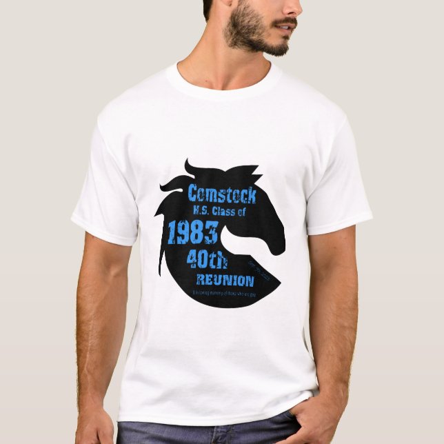 T-shirt Comstock 40e réunion (Devant)