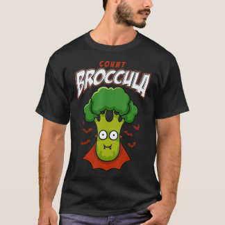 T-shirt Comte Broccula Funny Broccoli Vampire Halloween Ve
