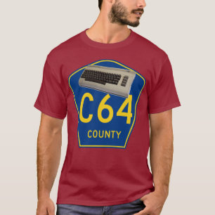 T-shirt Comté C64 du commodore 64