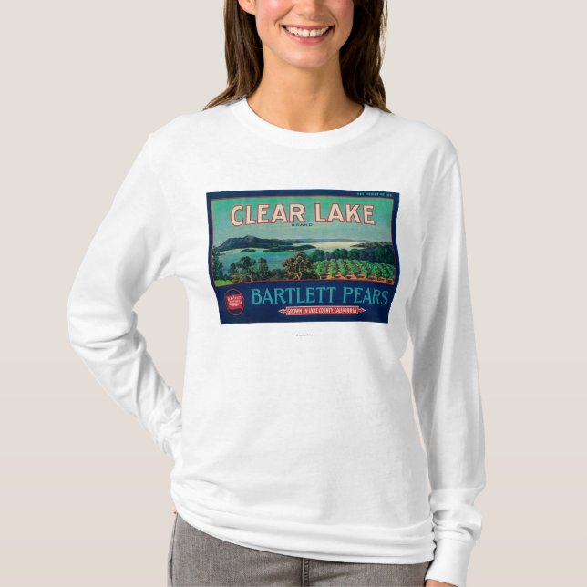 T-shirt Comté clair de LabelLake de caisse de poire de (Devant)