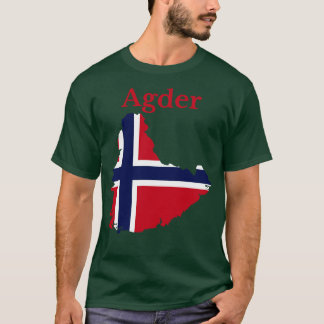 T-shirt Comté d'Agder Norvège