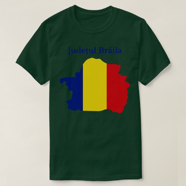 T-shirt Comté de Braila Roumanie (Design devant)