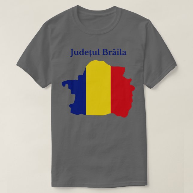 T-shirt Comté de Braila Roumanie (Design devant)