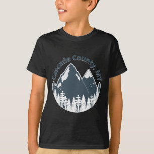 T-shirt Comté de Cascade Mt Montagnes Randonnée Escalade C