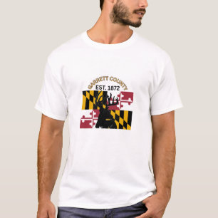 T-shirt Comté de Garrett, MD