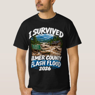 T-shirt Comté de Gilmer J'ai survécu à une crue subite 202