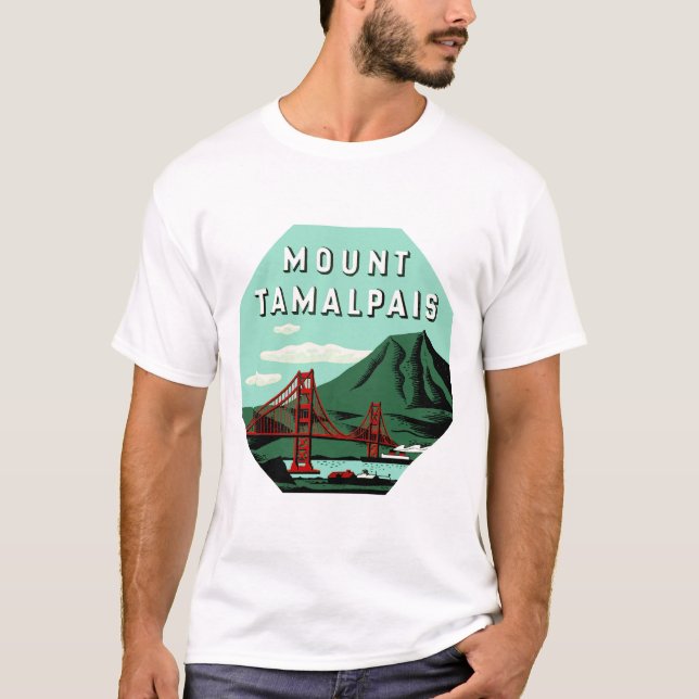 T-shirt Comté de Mont Tamalpais Marin (Devant)
