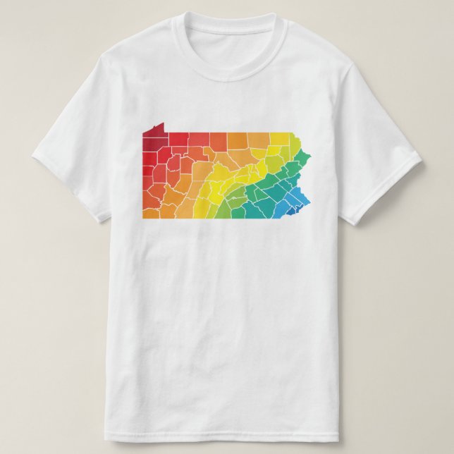 T-shirt comté de pennsylvanie (Design devant)