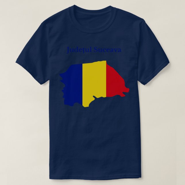 T-shirt Comté de Suceava Roumanie (Design devant)