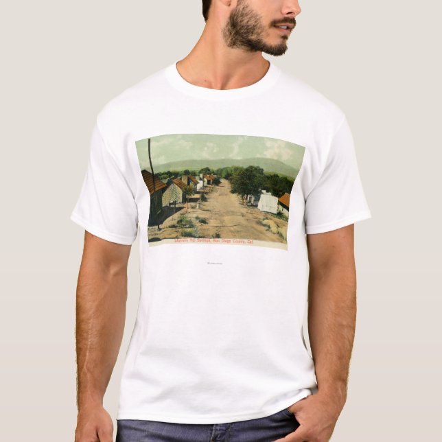 T-shirt Comté de Warners Hot Springs ViewSan Diego, CA (Devant)