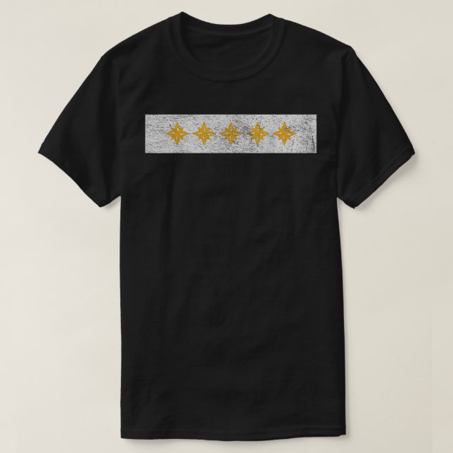 T-SHIRT COMTÉ DE WHEELING WEST VIRGINIA FLAG OHIO MARSHALL (Design devant)