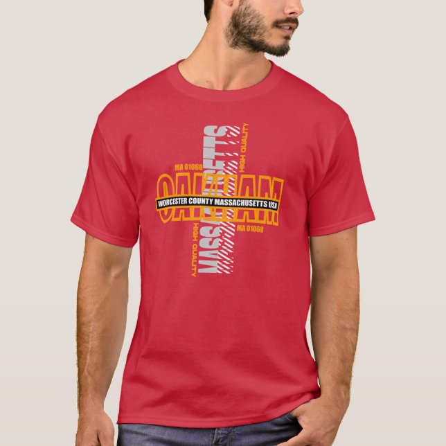 T-shirt Comté de Worcester (Devant)