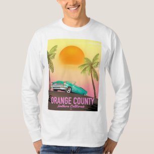 T-shirt comté d'orange Californie États-Unis