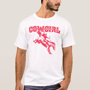 T-shirt Comte équestre féminin Graphique Occidental Cheval