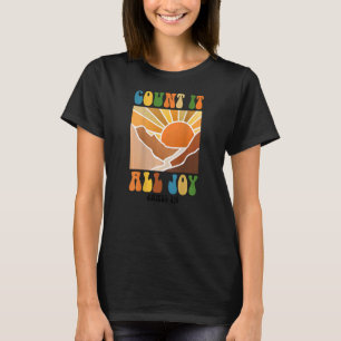 T-shirt Comte Tout Joy James 12 Christian Jésus Dieu Reli