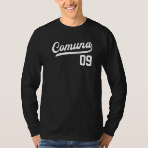 T-shirt Comuna 09 Espagne Barrios Medellin Colombie Commun