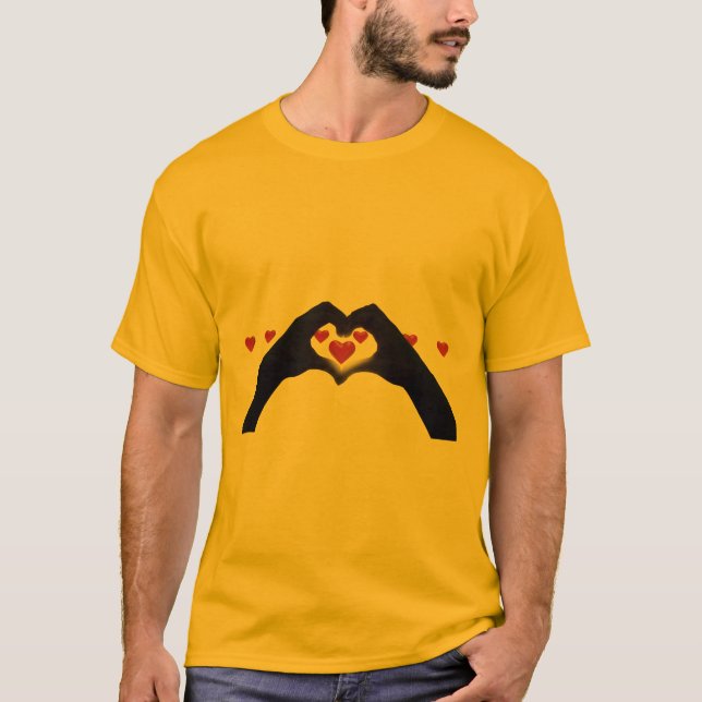 T-shirt “Con el corazón en la mano” (Devant)