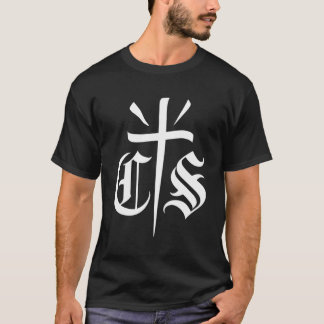 T-shirt Con Safos Cs Cholo Chicano Cross Pachuco