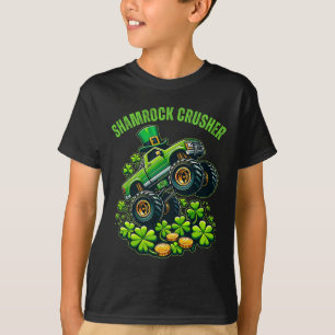 T-shirt Concasseur de trèfle de la Saint-Patrick pour garç