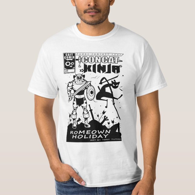 T-shirt Concat & Kinja : Comix de hait (Devant)