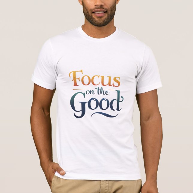 T-shirt Concentration sur le bien (Devant)