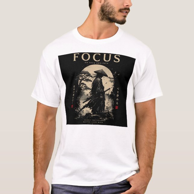T-shirt Concentrez-vous sur votre propre chemin (Devant)