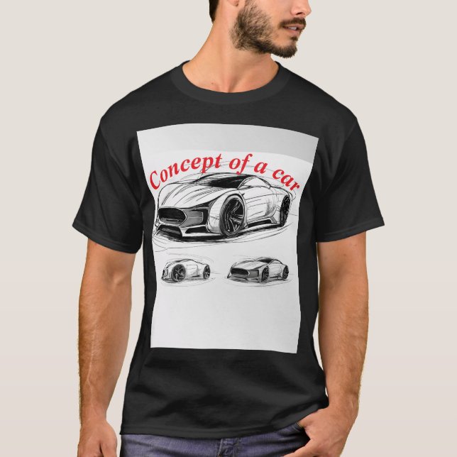 T-shirt Concept de voiture (Devant)