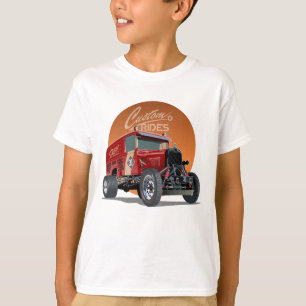 T-shirt Concept de voiture de course rétro customisé