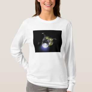 T-shirt Concept d'un équipage soufflant