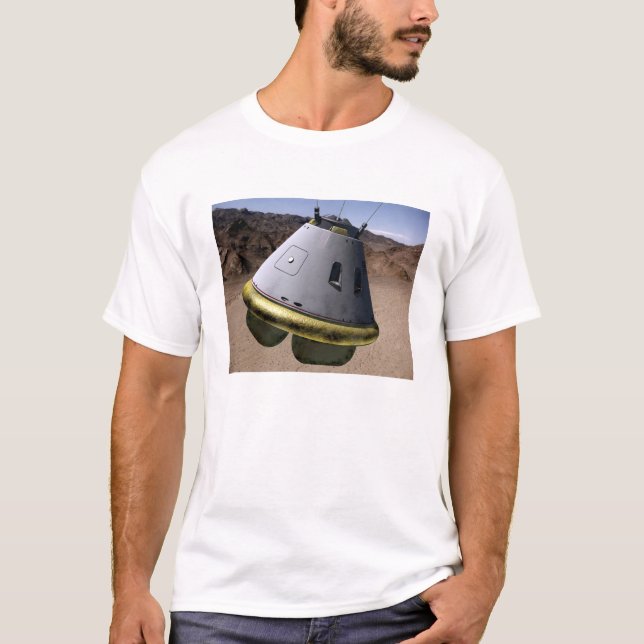 T-shirt Concept d'un véhicule d'exploration pour équipage (Devant)