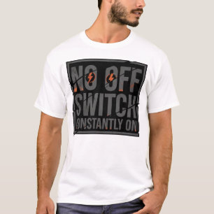 T-shirt CONCEPT VISUEL : lettrage déformé surdimensionné a