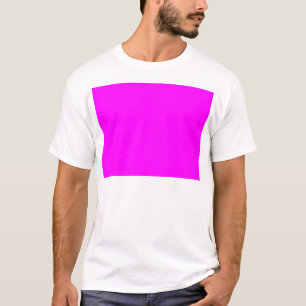 T-shirt Concepteur Customisé couleur rose chaud