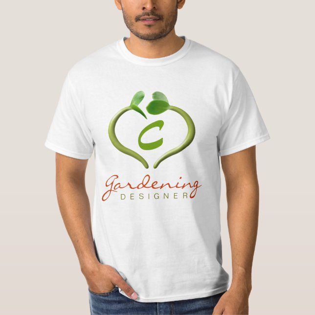 T-shirt Concepteur de jardins (Devant)