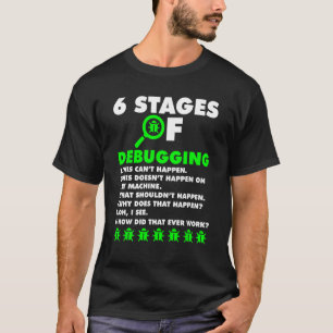 T-shirt Concepteur De Logiciels De Codeur Informatique 6 É