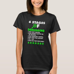 T-shirt Concepteur De Logiciels De Codeur Informatique 6 É