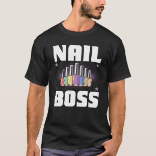 T-shirt Concepteur de vernis à ongles de cosmétologue Manu