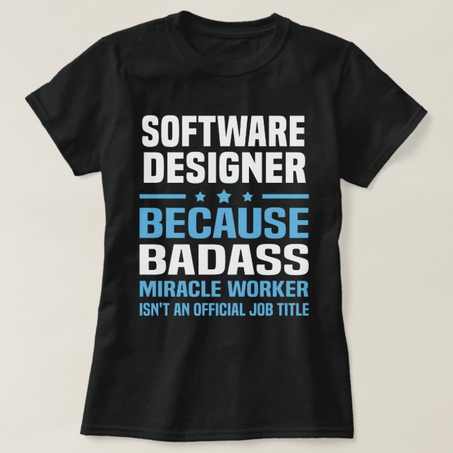 T-shirt Concepteur logiciel (Design devant)