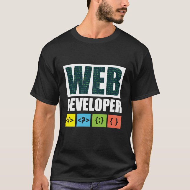 T-shirt Concepteur Web Programmeur programmeur logiciel In (Devant)