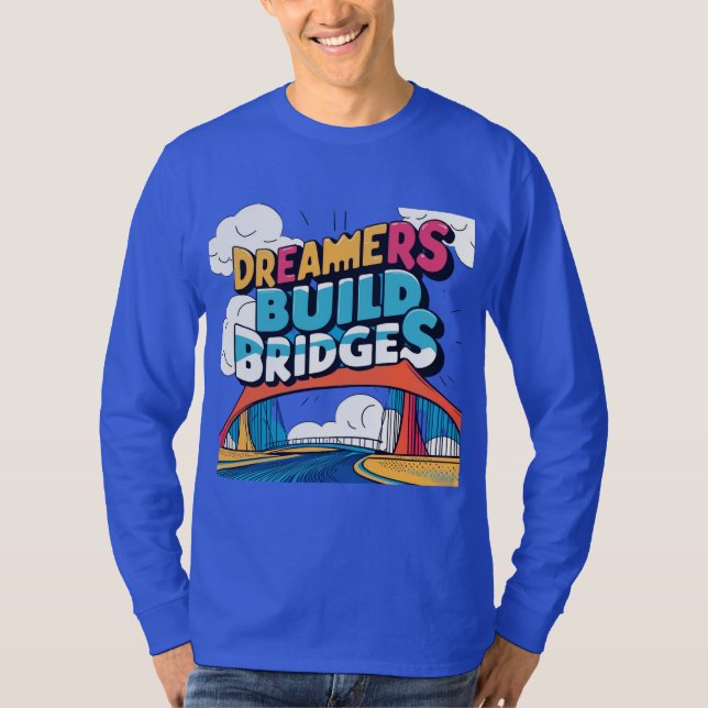 T-shirt Concepteurs de rêves : Conception de connexion vib (Devant)