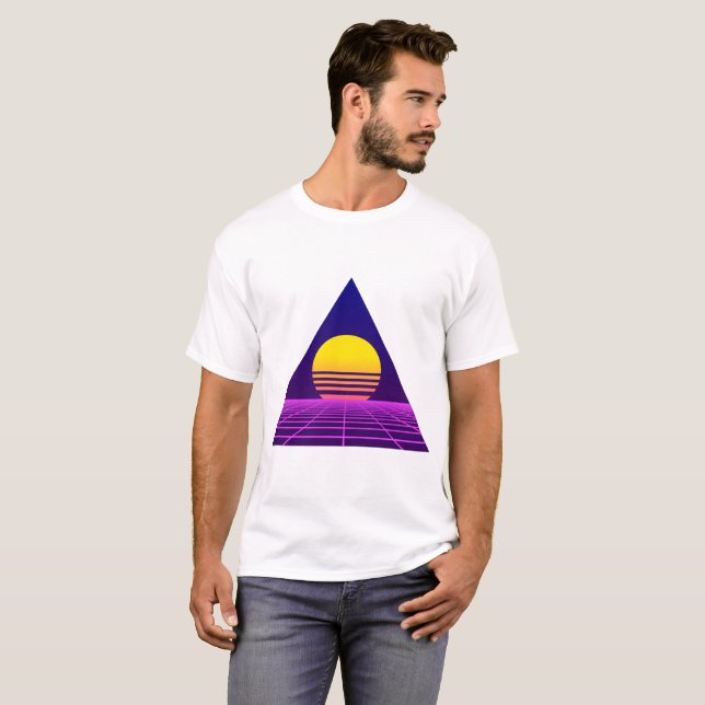 T-shirt Conception 001 de Vaporwave (Devant entier)