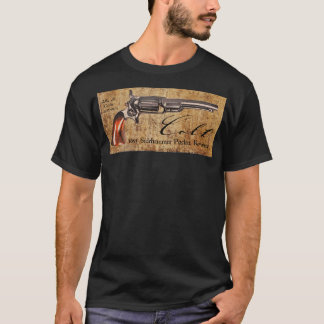 T-shirt Conception 1855 de revolver de poche de Sidehammer