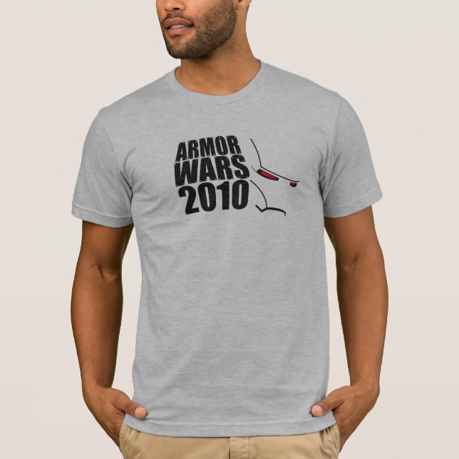 T-shirt Conception 1 de guerres d'armure (Devant)