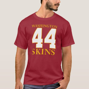 T-shirt Conception 2 de joueur des PEAUX #44 de WASHINGTON