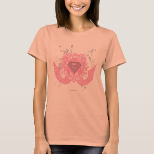 T-shirt Conception à ailes par rose de Supergirl